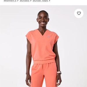 Figs Raleigh Relaxed V-Neck Scrub Top